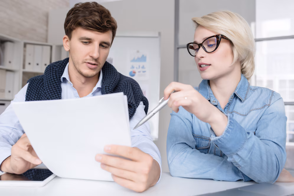 Financial coaching session